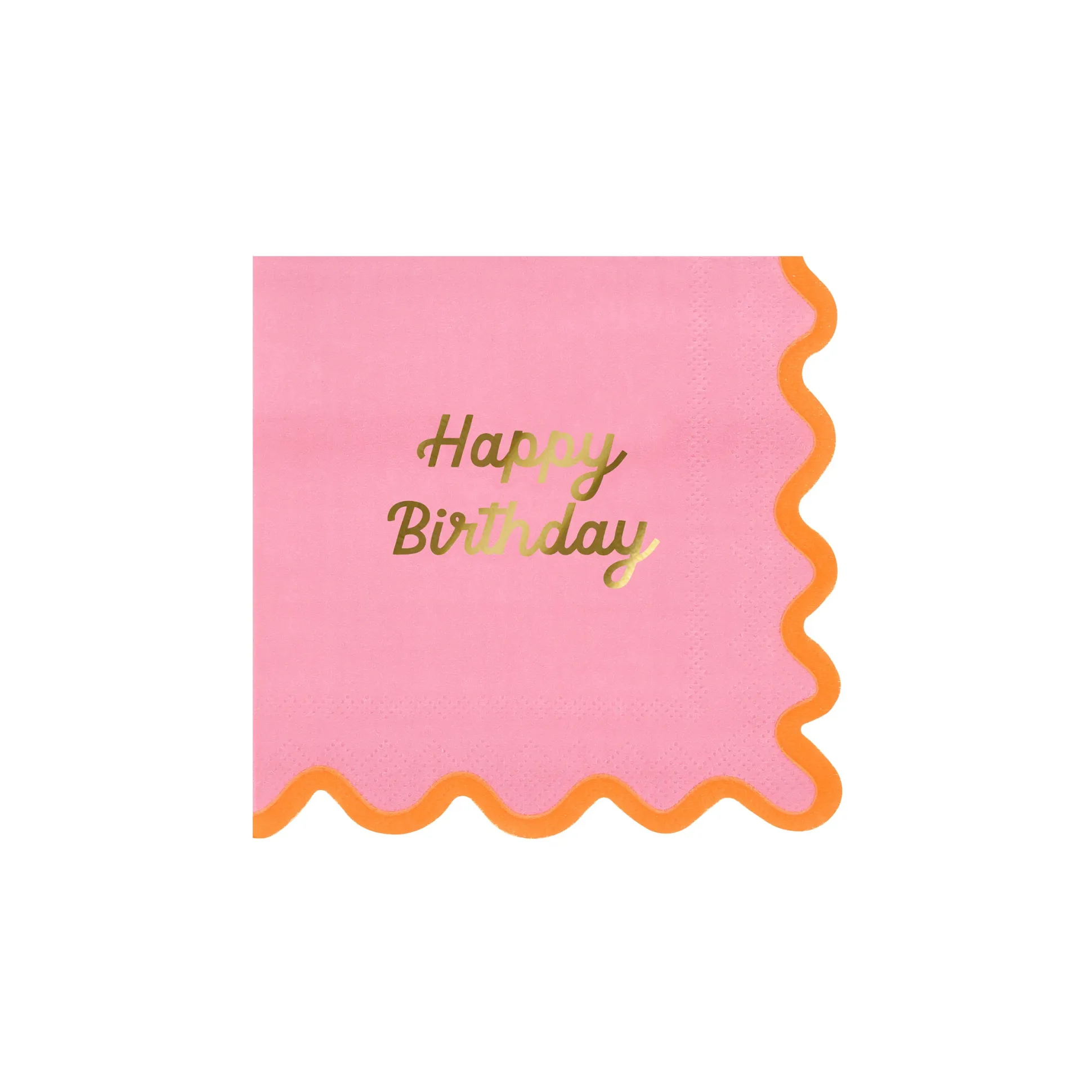 Wiggle Edge Small Napkins (x 16)