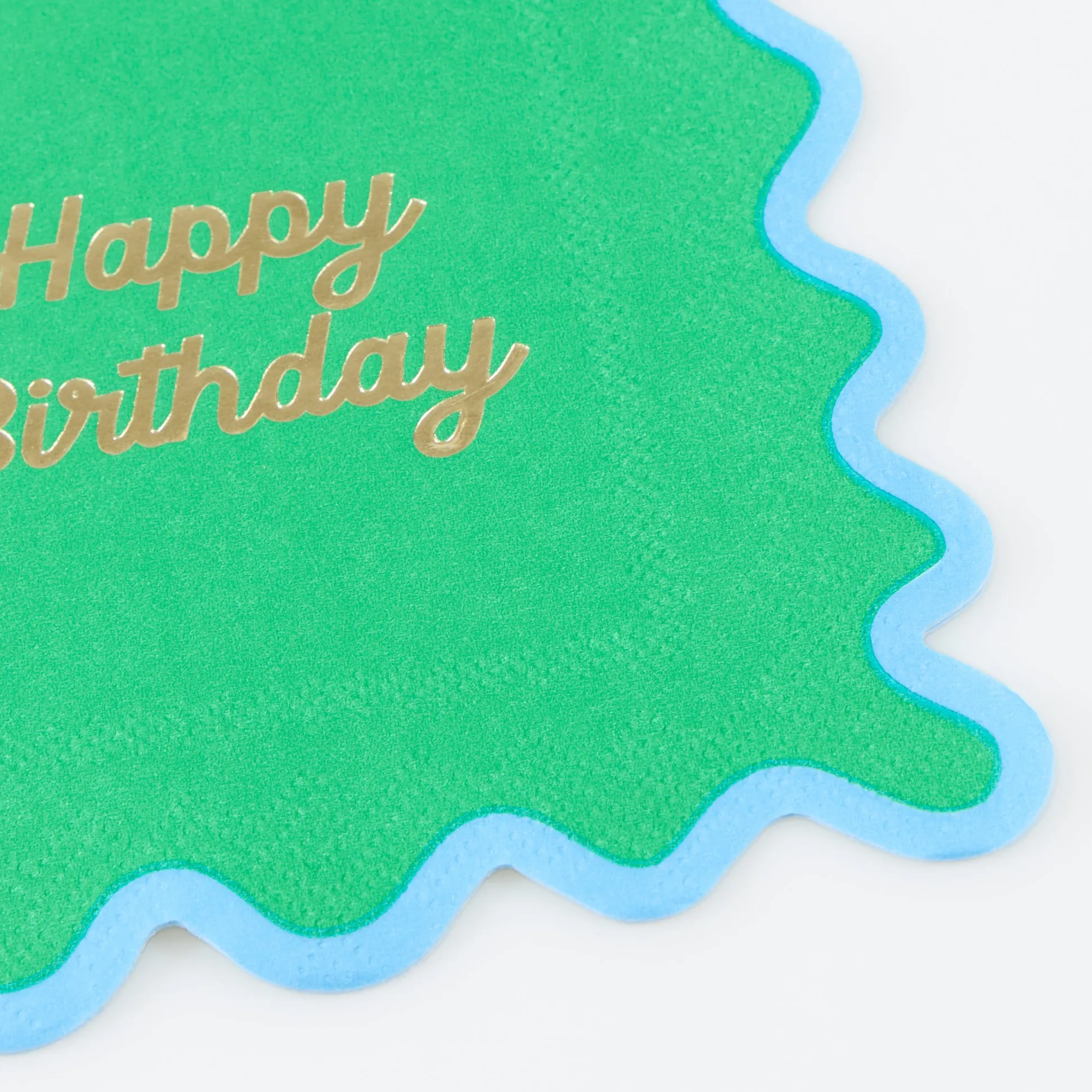 Wiggle Edge Small Napkins (x 16)