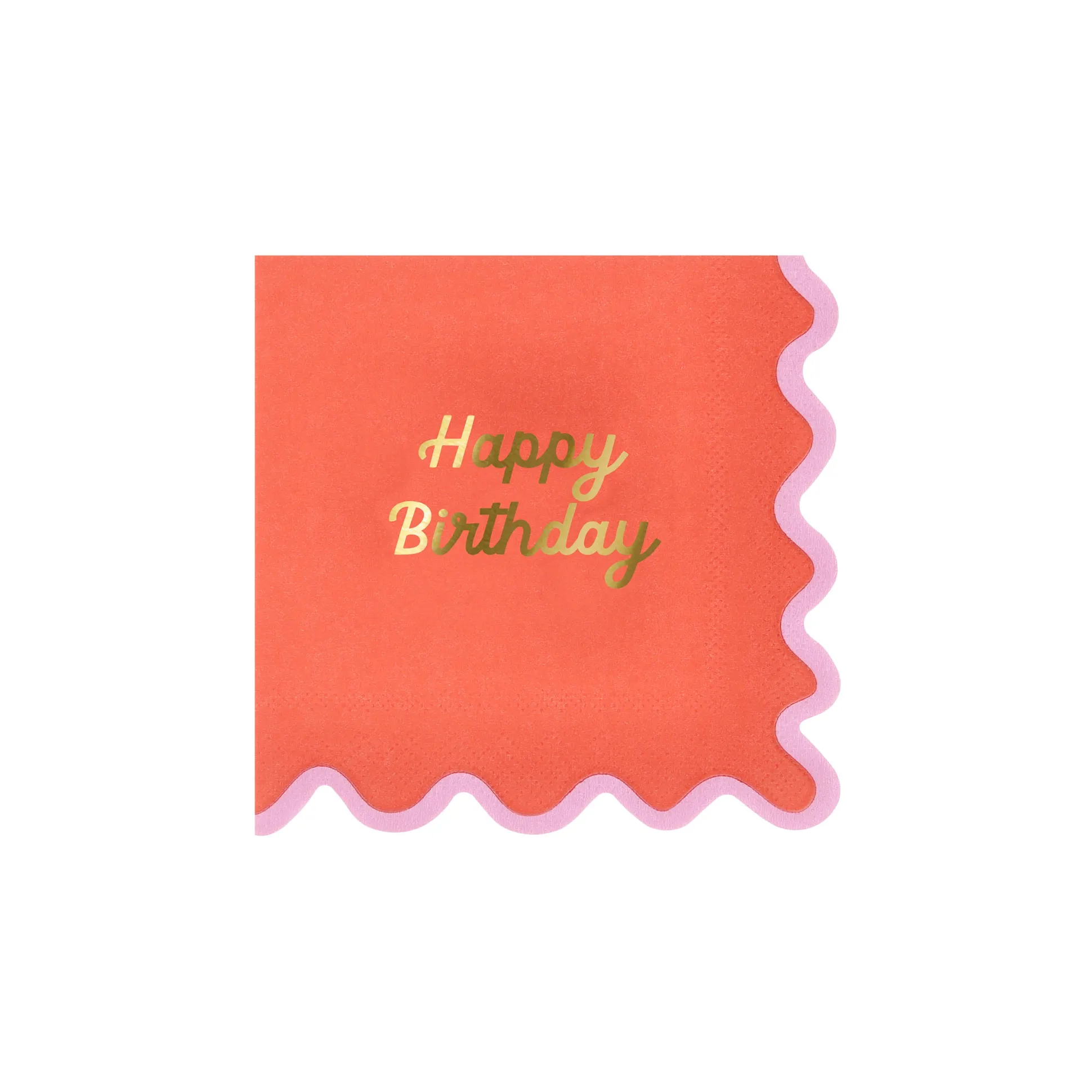 Wiggle Edge Small Napkins (x 16)