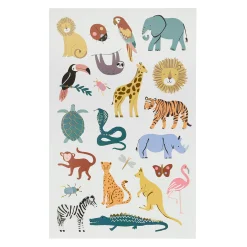 Wild Animals Tattoo Sheets