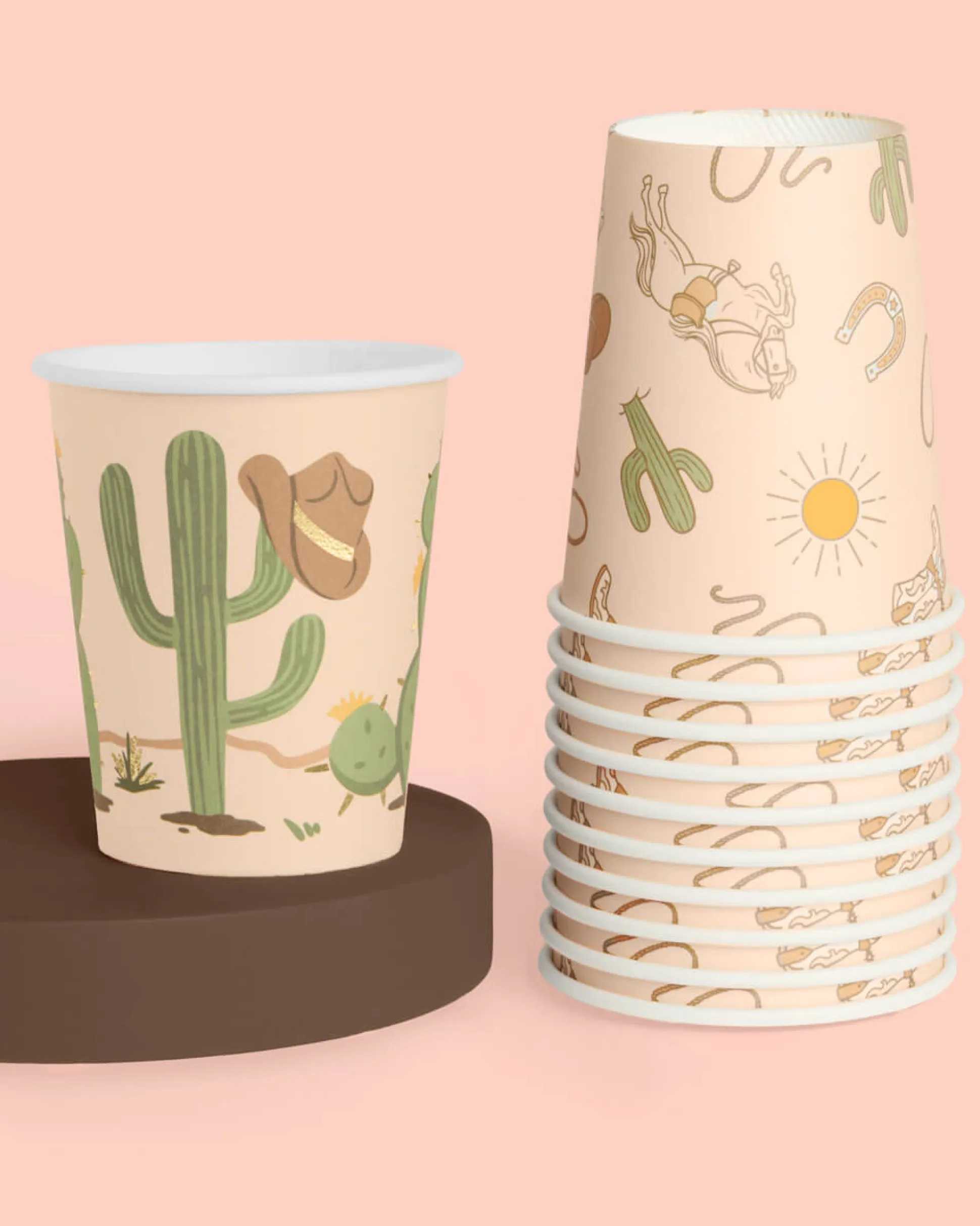 Wild Wild West Cups, Pack of 24