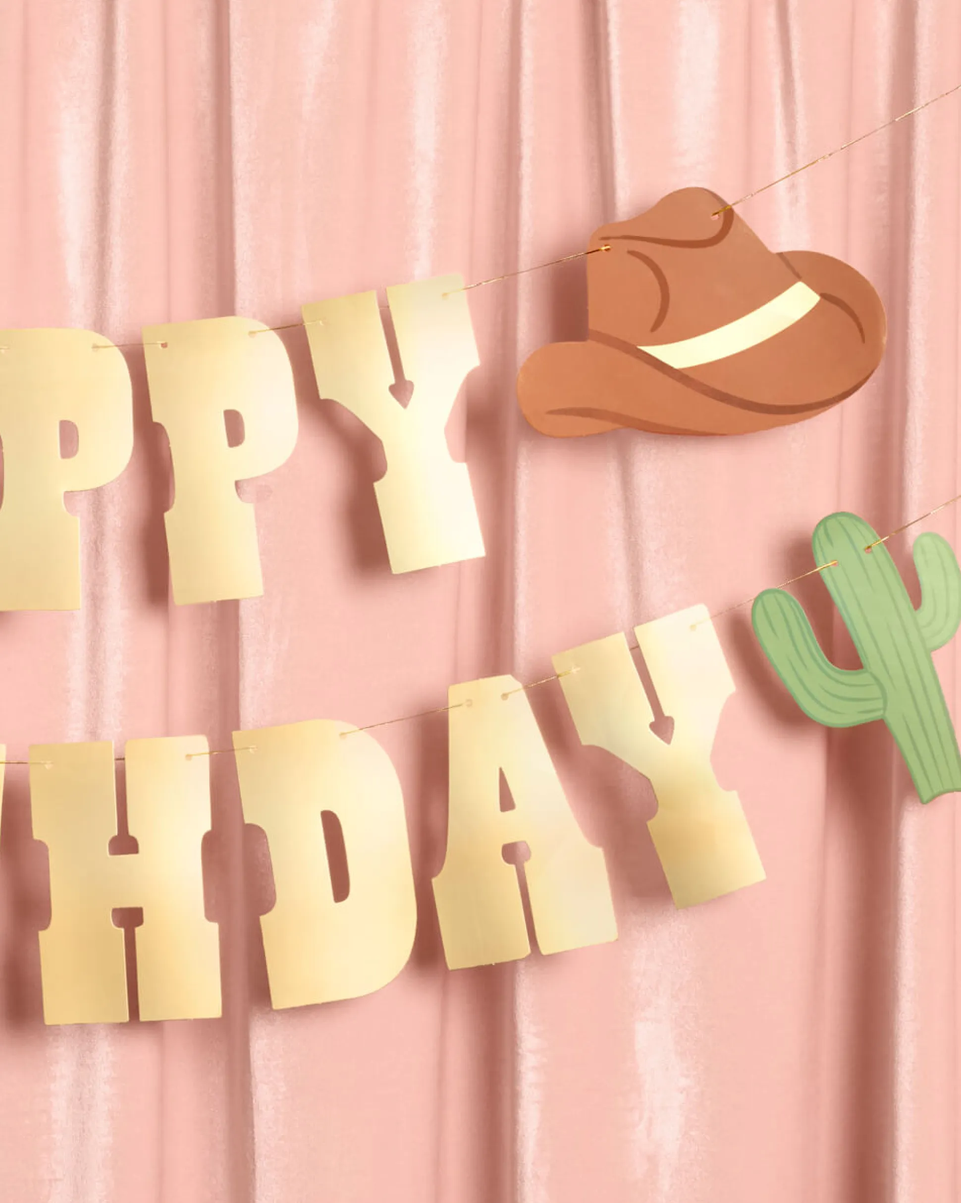 Wild Wild West Foil Banner