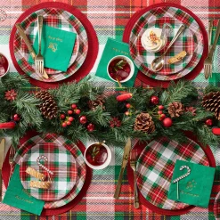 Winter Plaid Small Plates (10 per pack)