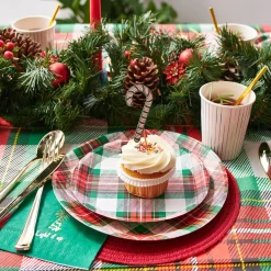 Winter Plaid Small Plates (10 per pack)