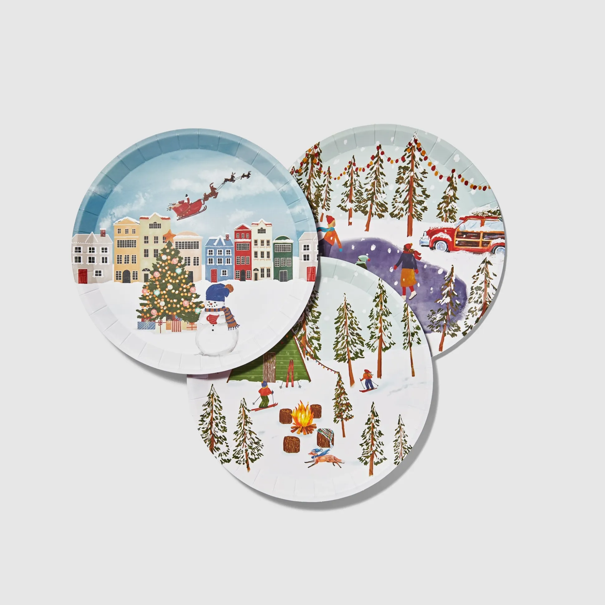 Winter Wonderland Large Plates (10 per pack)