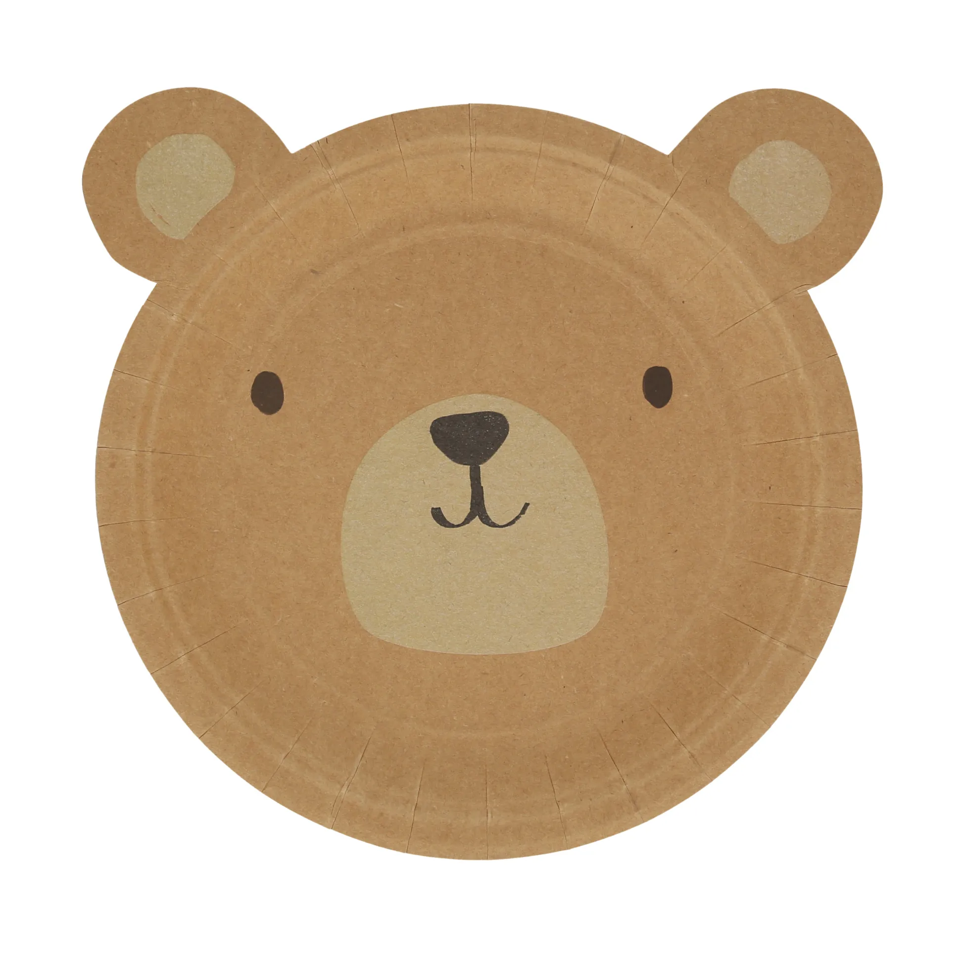 Woodland Bear Plates, Pack of 8