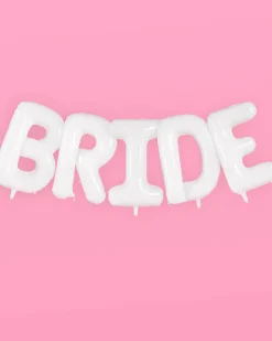 XL White BRIDE Balloon - 40"