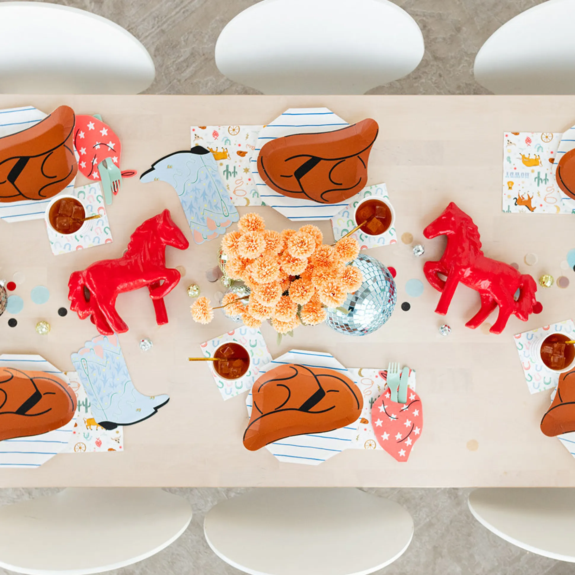 Yeehaw Large "Cowboy" Napkins, Pack of 16