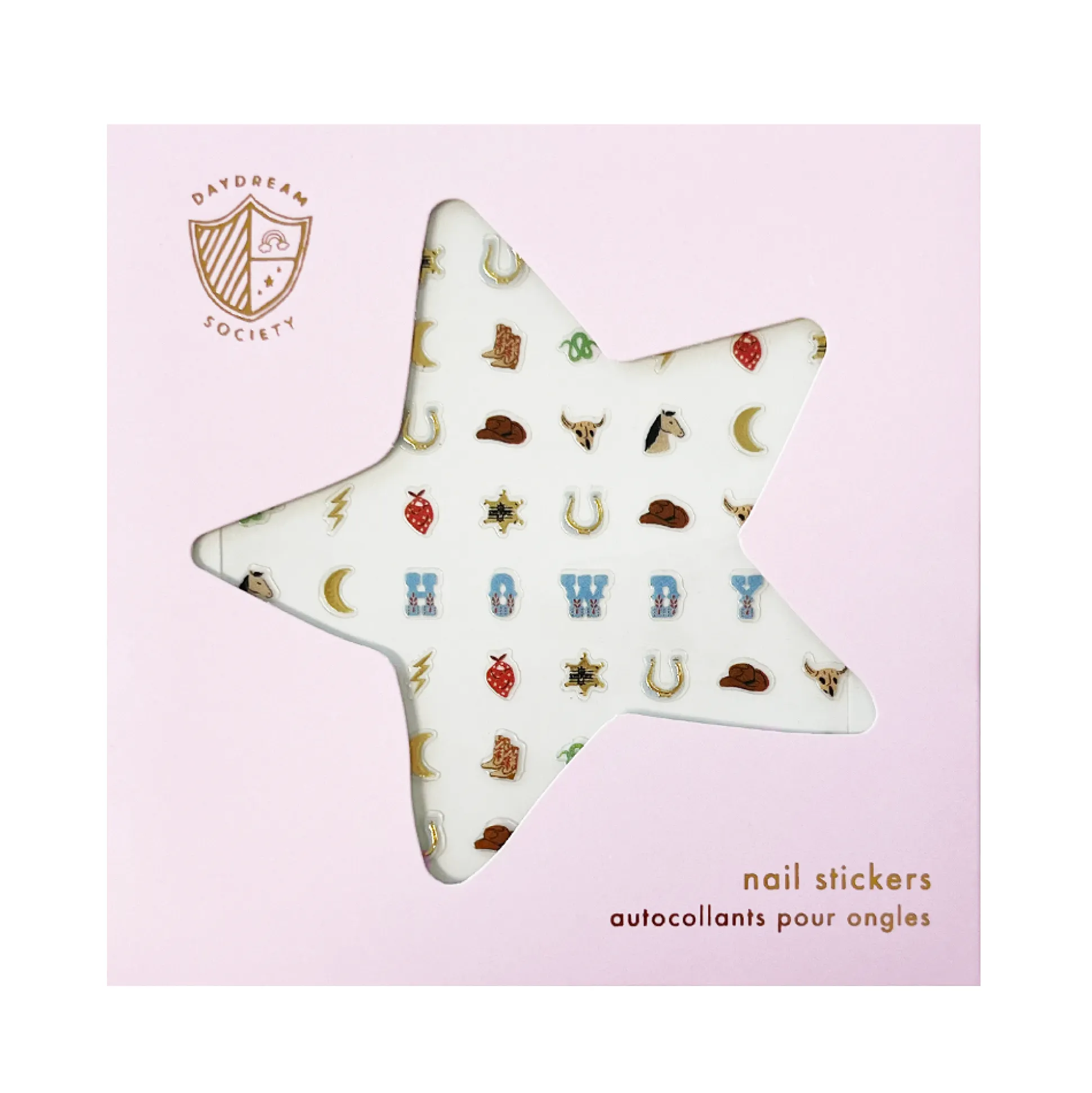 Yeehaw Nail Stickers, Pack of 100