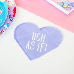 Y2K Candy Hearts Cocktail Napkins