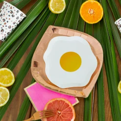 Yolks on You Dinner Plates, Pack of 8