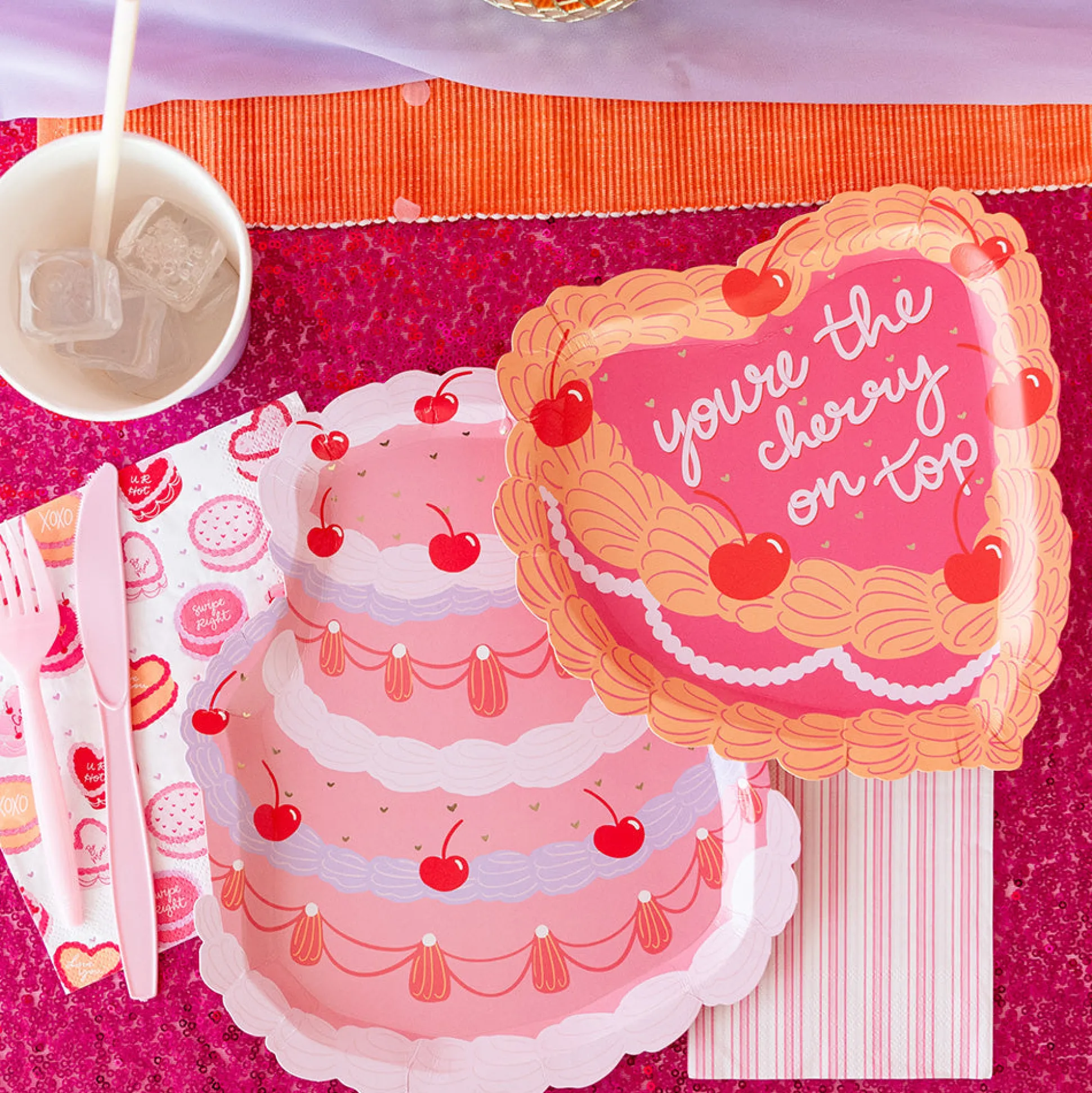 You're The Cherry On Top Dinner Plates, Pack of 8