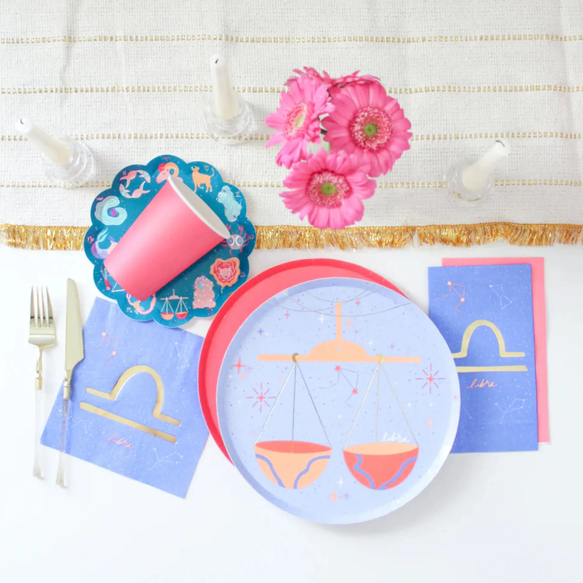 Zodiac Guest Napkins, Set of 16