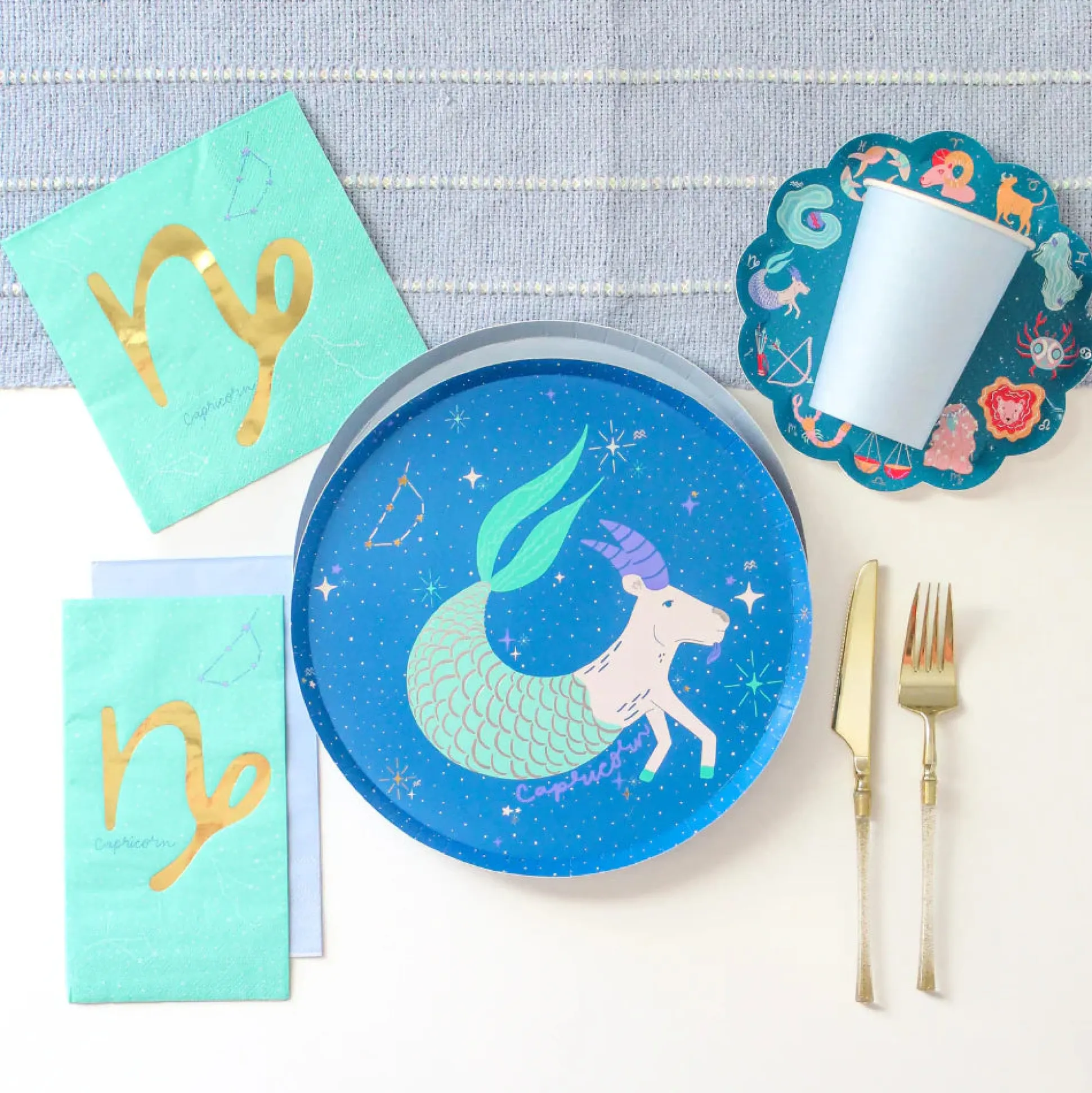 Zodiac Large Napkins, Set of 16